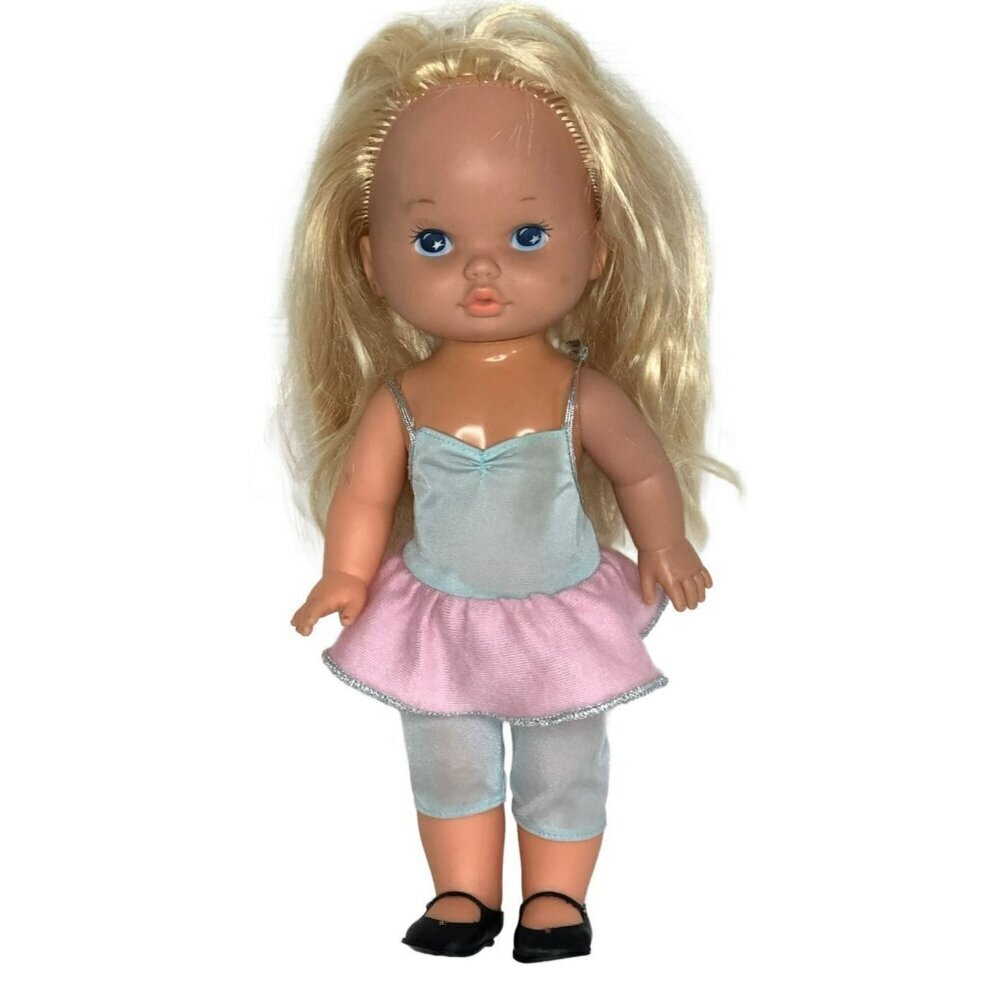 Vtg Mattel Little Miss Makeup Doll 13 inches 1988 original outfit & shoes flaw